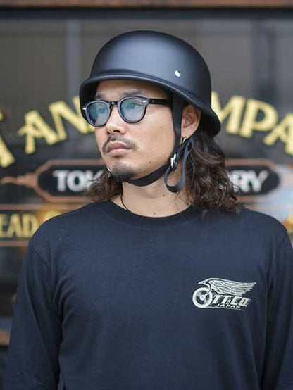TT&CO. | USA GERMAN HALF HELMET SEMI GLOSS BLACK