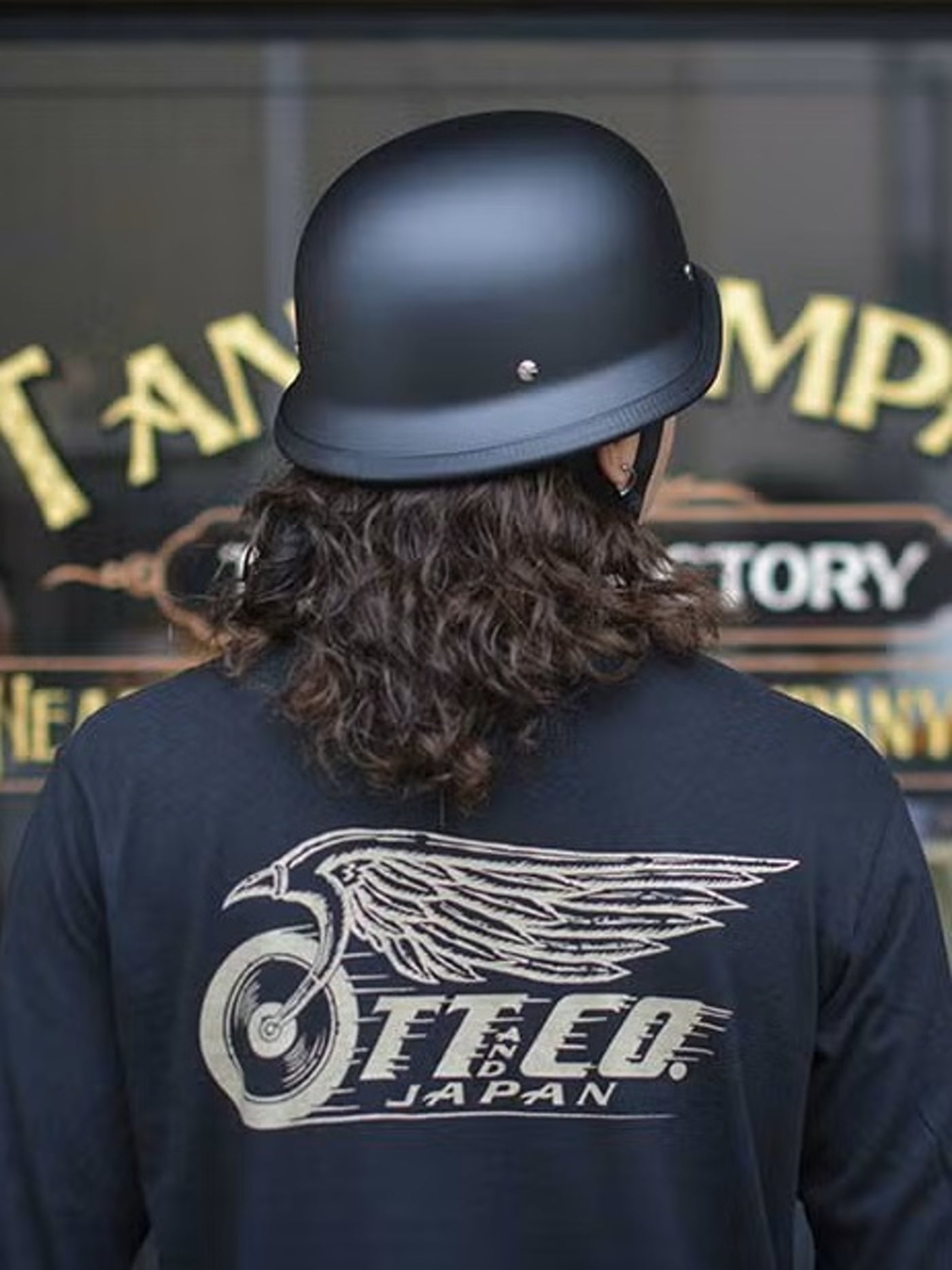 TT&CO. | USA GERMAN HALF HELMET SEMI GLOSS BLACK