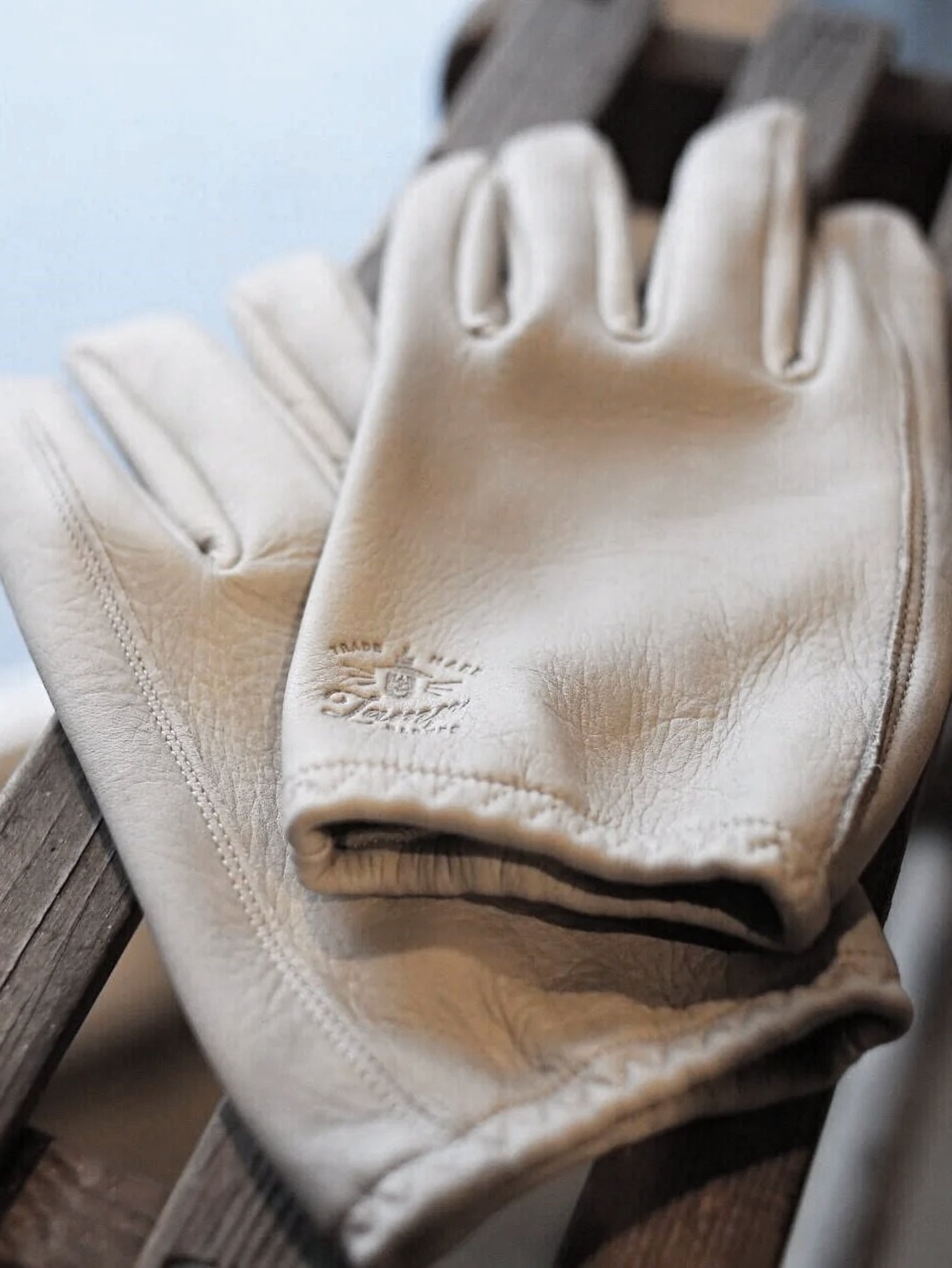 Lamp gloves | Utility glove Shorty - Greige