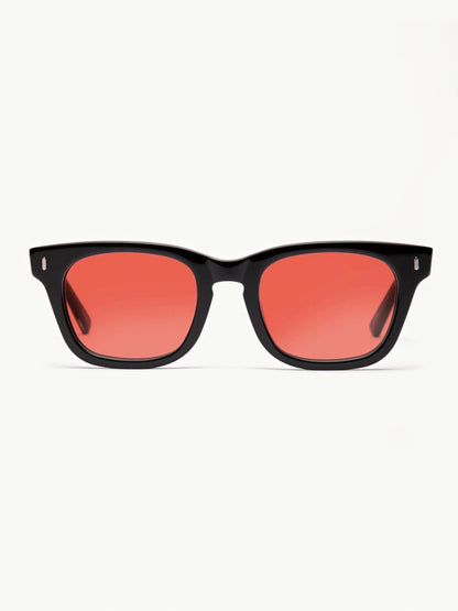 DECADE EYEWEAR | BIG EARL 50s - GLOSS BLACK/RED