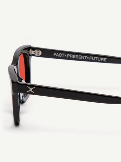 DECADE EYEWEAR | BIG EARL 50s - GLOSS BLACK/RED