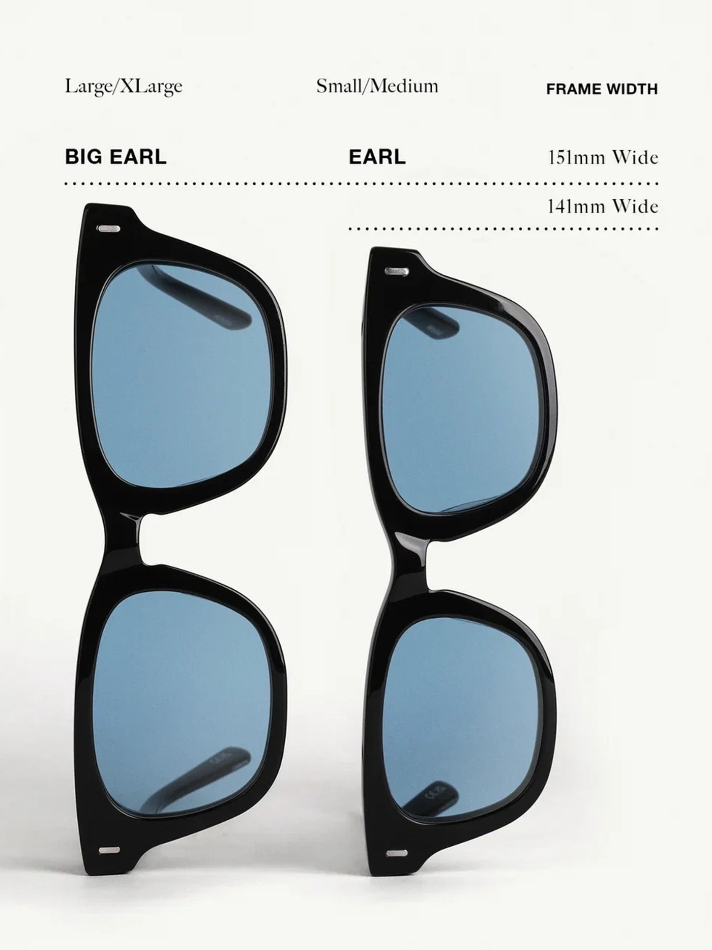 DECADE EYEWEAR | BIG EARL 50s - GLOSS BLACK/RED