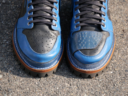 USED NIKE AIR JORDAN 1 【MarinaBlue】 MOTOR CYCLE REPAIR VIBRAM 27.0cm