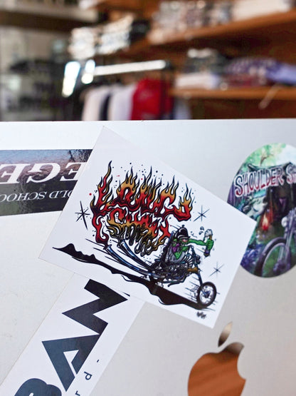 SHOULDER SHACK SOUVENIR STICKER - LONG>SHORT マフラー