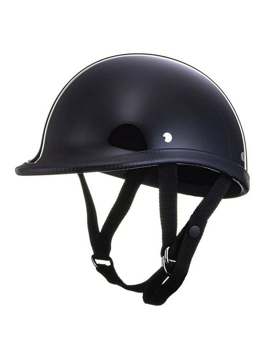 TT&CO. | USA JOCKEY BLACK HALF HELMET