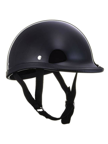 TT&CO. | USA JOCKEY BLACK HALF HELMET