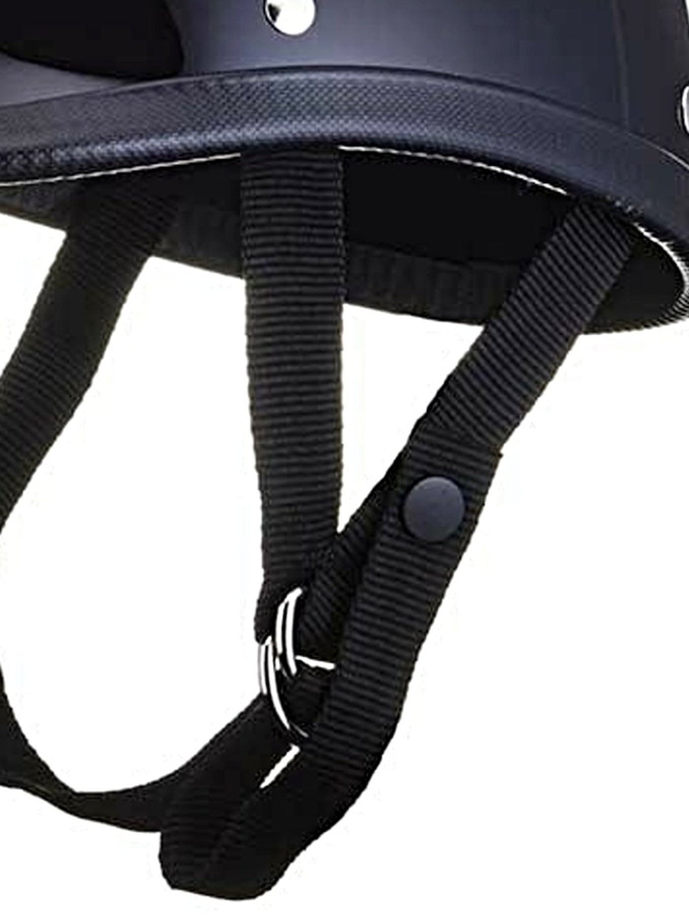 TT&CO. | USA JOCKEY BLACK HALF HELMET