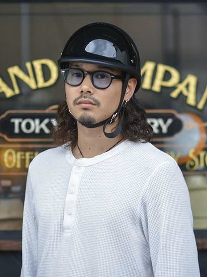TT&CO. | USA JOCKEY BLACK HALF HELMET
