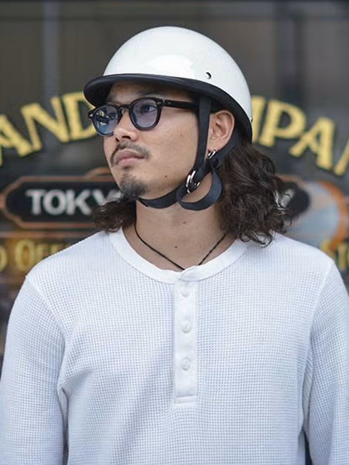 TT&CO. | USA JOCKEY IVORY HALF HELMET