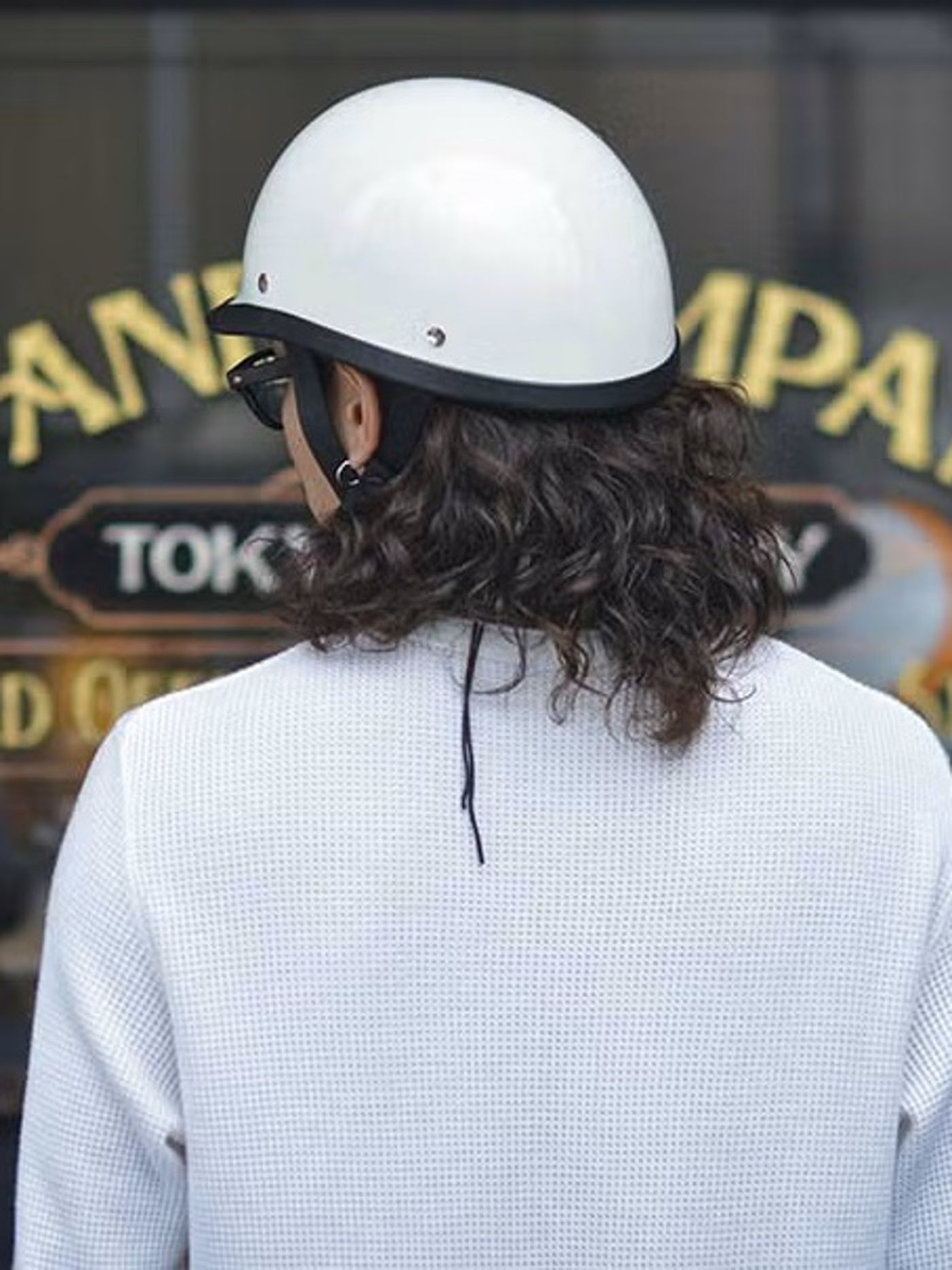 TT&CO. | USA JOCKEY IVORY HALF HELMET