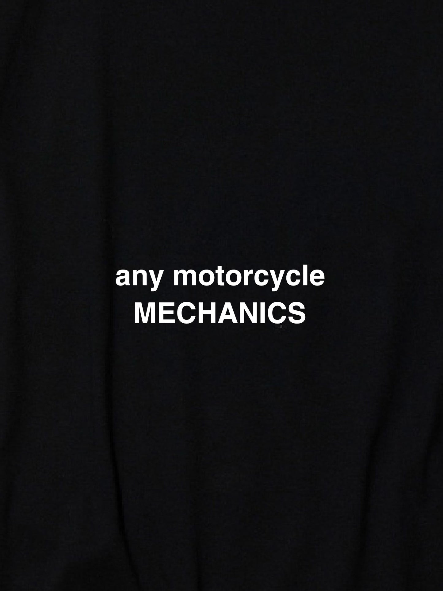 any mc MECHANICS T-Shirts - Black