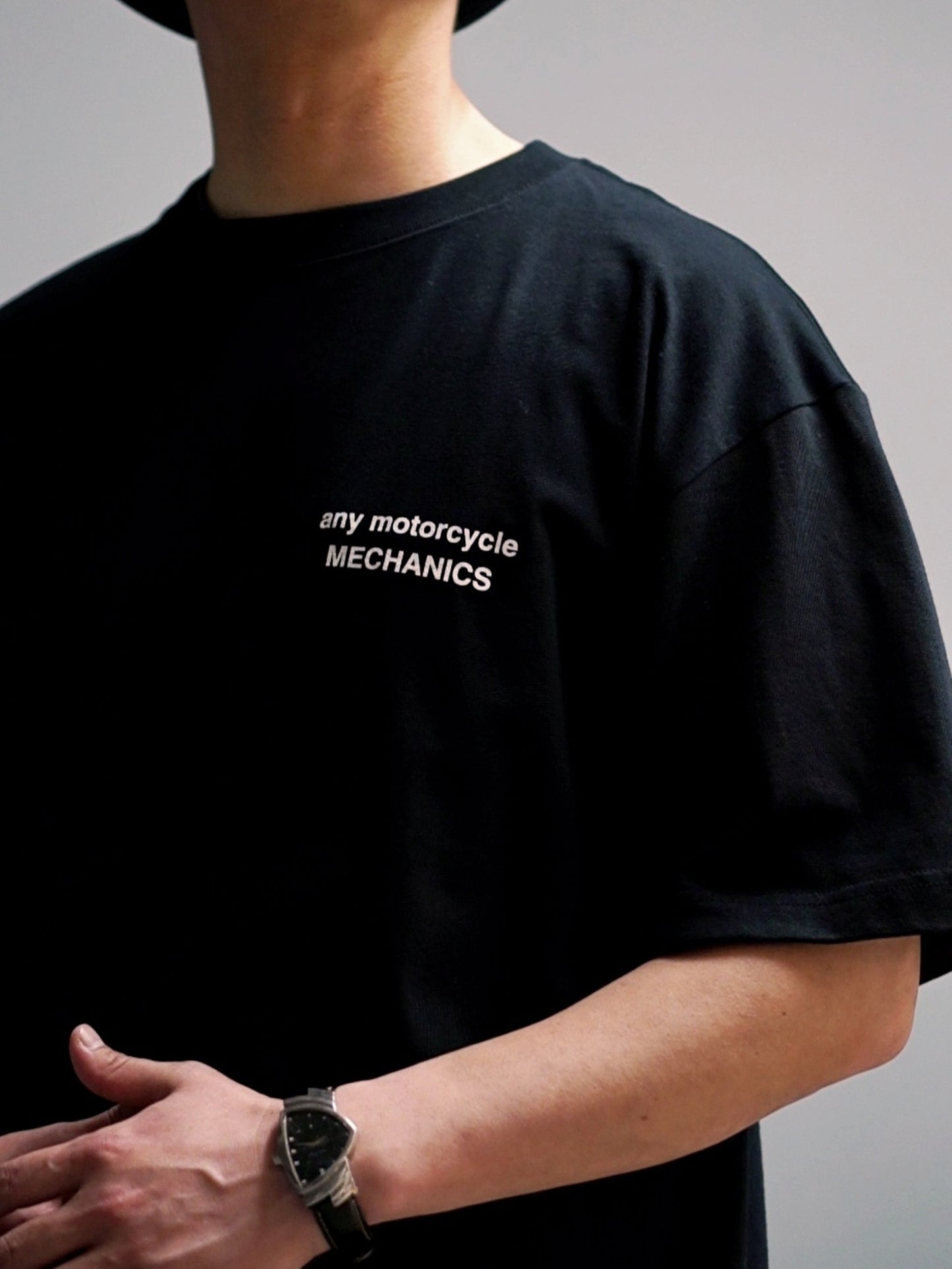 any mc MECHANICS T-Shirts - Black