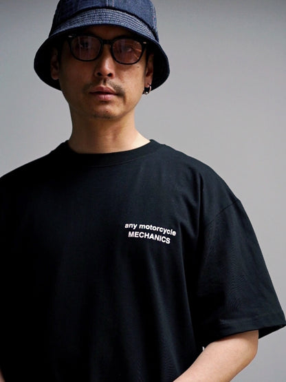 any mc MECHANICS T-Shirts - Black