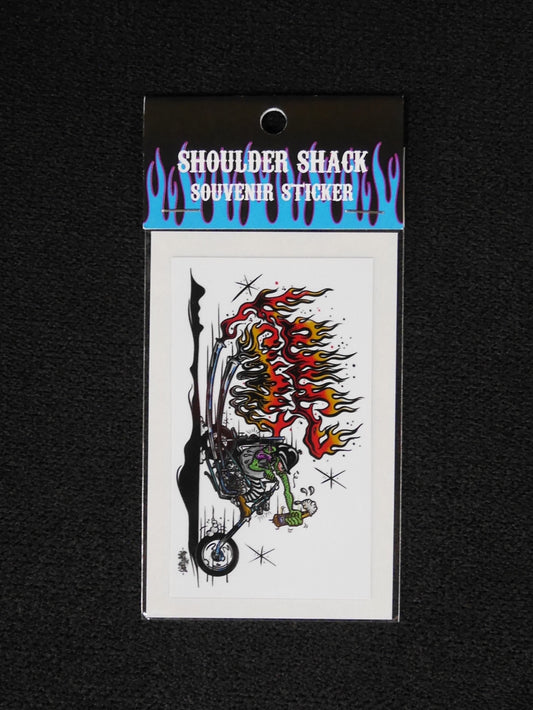 SHOULDER SHACK SOUVENIR STICKER - LONG>SHORT マフラー