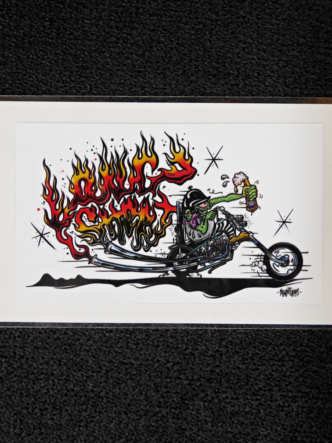 SHOULDER SHACK SOUVENIR STICKER - LONG>SHORT マフラー