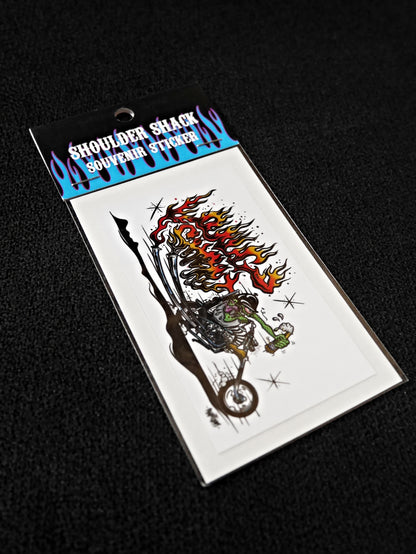 SHOULDER SHACK SOUVENIR STICKER - LONG>SHORT マフラー