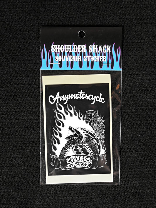SHOULDER SHACK SOUVENIR STICKER - フレイムスタートル