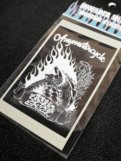 SHOULDER SHACK SOUVENIR STICKER - フレイムスタートル