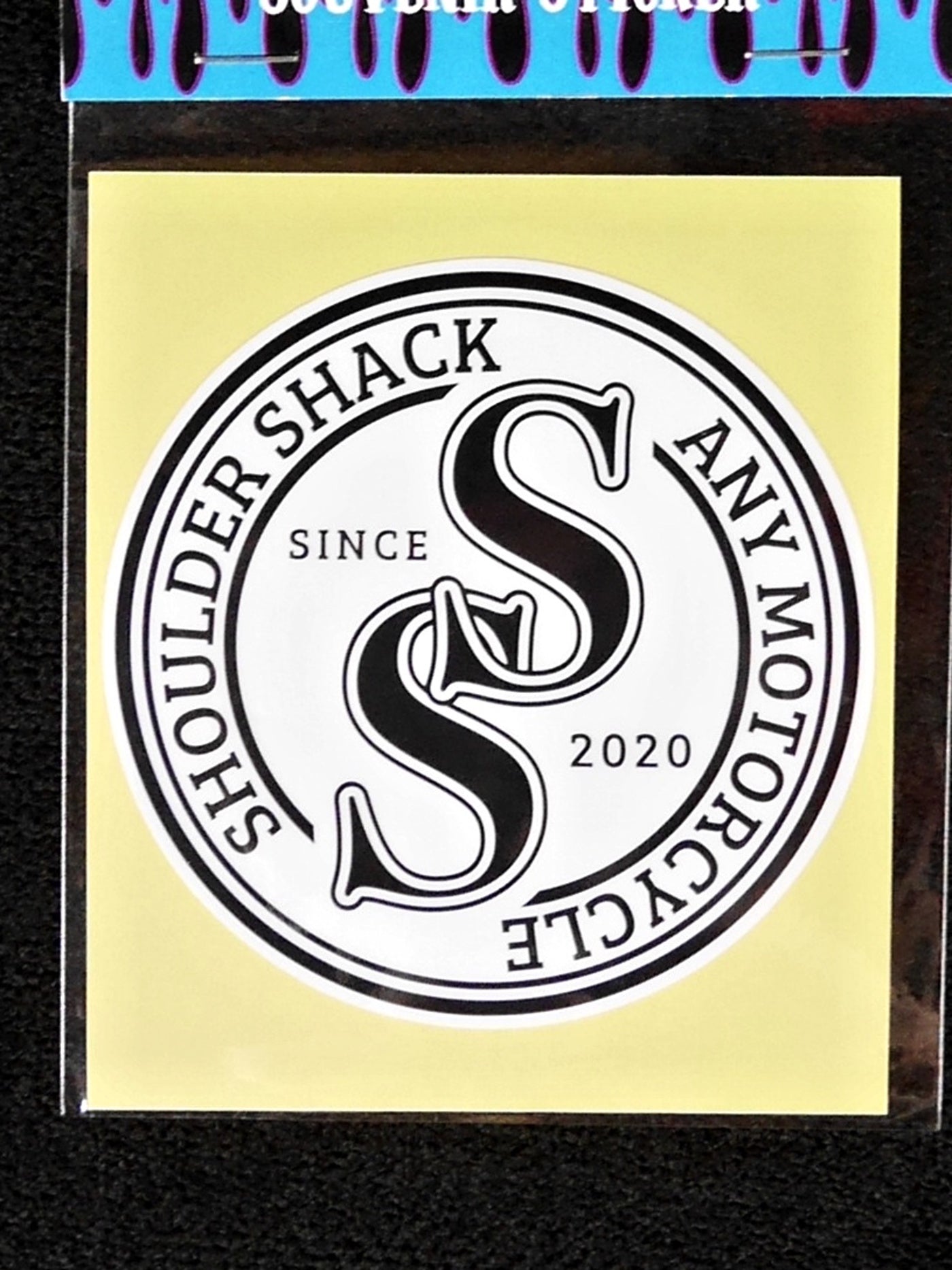 SHOULDER SHACK SOUVENIR STICKER - SSサークルロゴ