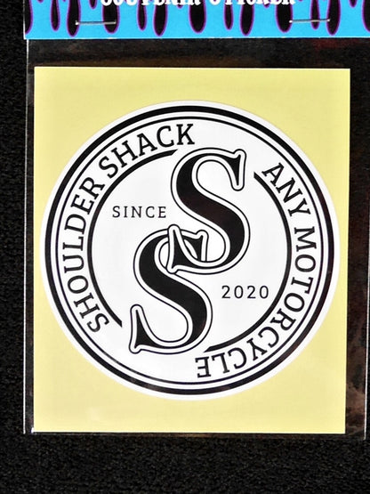 SHOULDER SHACK SOUVENIR STICKER - SSサークルロゴ