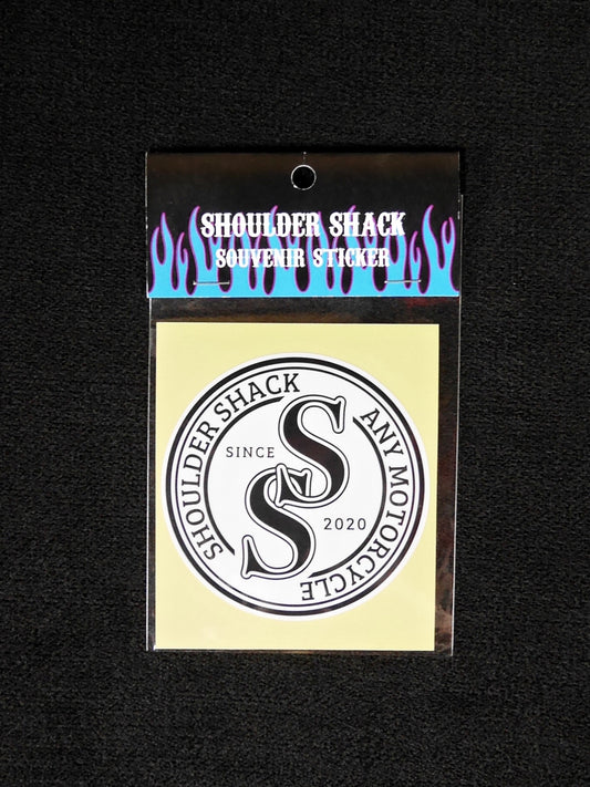 SHOULDER SHACK SOUVENIR STICKER - SSサークルロゴ