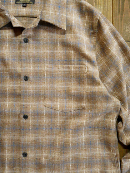 Vin&Age | TYPE VSL12_26 OMBRE CHECK SHIRT - Beige