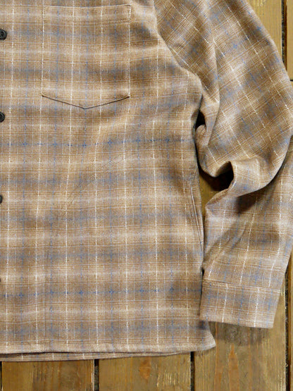 Vin&Age | TYPE VSL12_26 OMBRE CHECK SHIRT - Beige