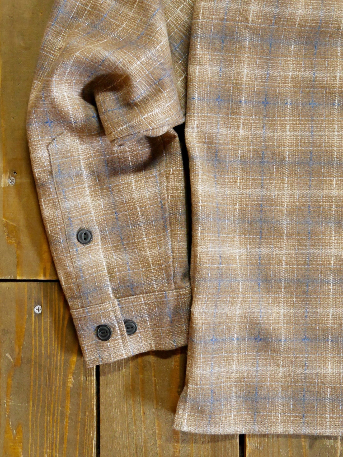 Vin&Age | TYPE VSL12_26 OMBRE CHECK SHIRT - Beige