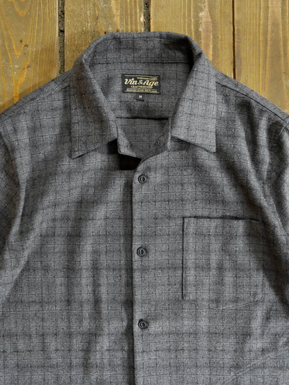 Vin&Age | TYPE VSL12_26 OMBRE CHECK SHIRT - Gray
