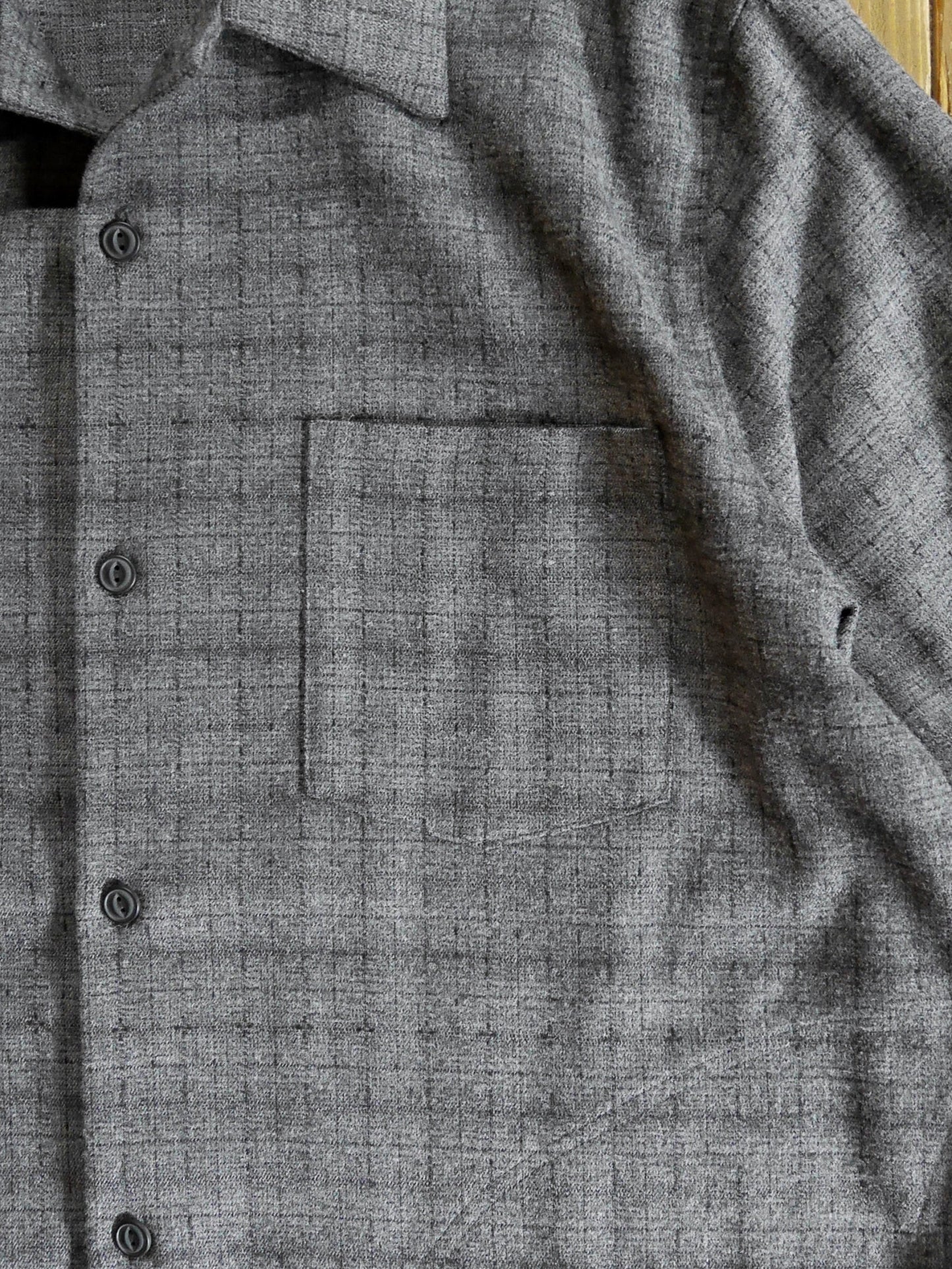 Vin&Age | TYPE VSL12_26 OMBRE CHECK SHIRT - Gray