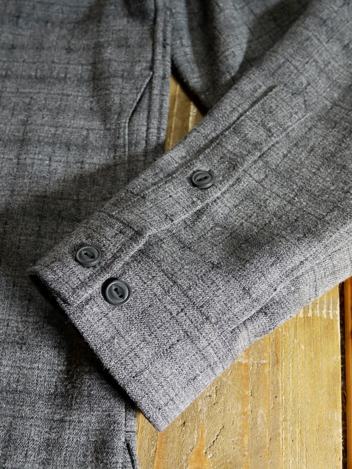 Vin&Age | TYPE VSL12_26 OMBRE CHECK SHIRT - Gray
