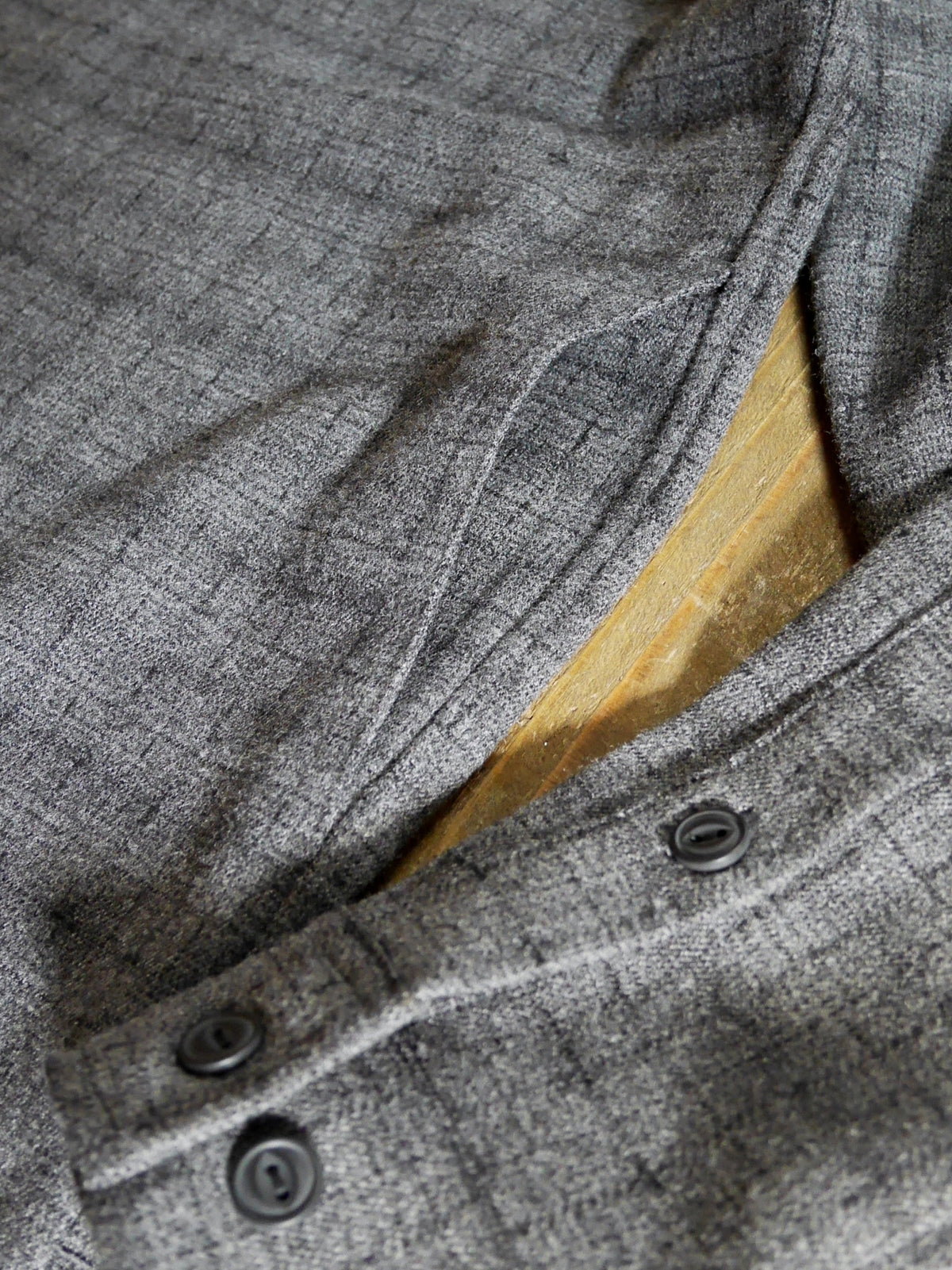 Vin&Age | TYPE VSL12_26 OMBRE CHECK SHIRT - Gray