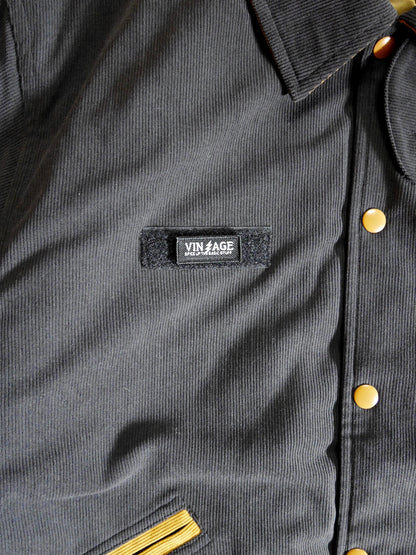 Vin&Age | TYPE VTJ9 LETTERMAN JK - Dark Gray/Mustard