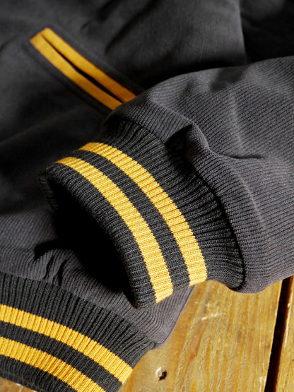 Vin&Age | TYPE VTJ9 LETTERMAN JK - Dark Gray/Mustard