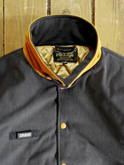 Vin&Age | TYPE VTJ9 LETTERMAN JK - Dark Gray/Mustard