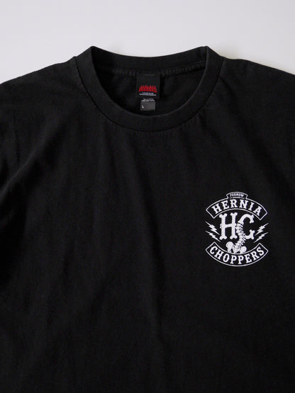 FORNOW | HERNIA CHOPPERS "KEEP ROLLIN" TEE - Black
