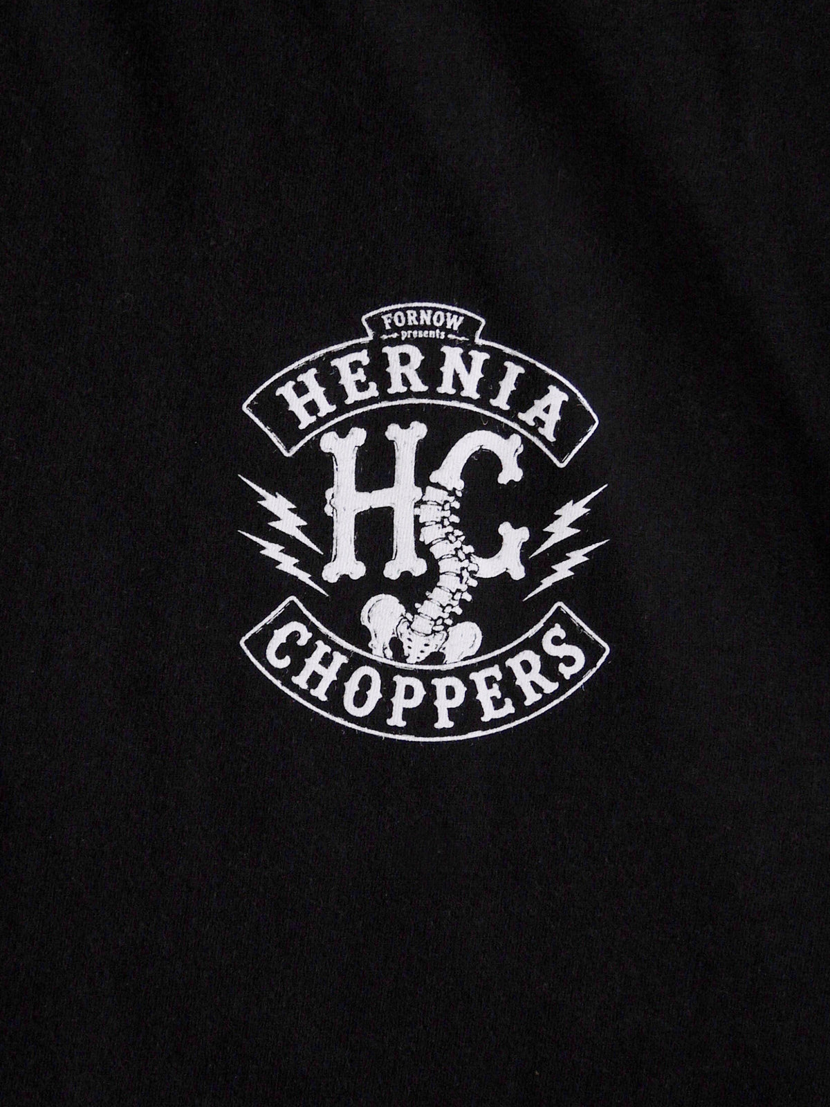 FORNOW | HERNIA CHOPPERS "KEEP ROLLIN" TEE - Black