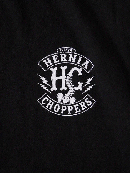 FORNOW | HERNIA CHOPPERS "KEEP ROLLIN" TEE - Black