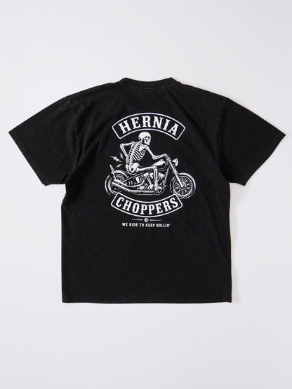 FORNOW | HERNIA CHOPPERS "KEEP ROLLIN" TEE - Black