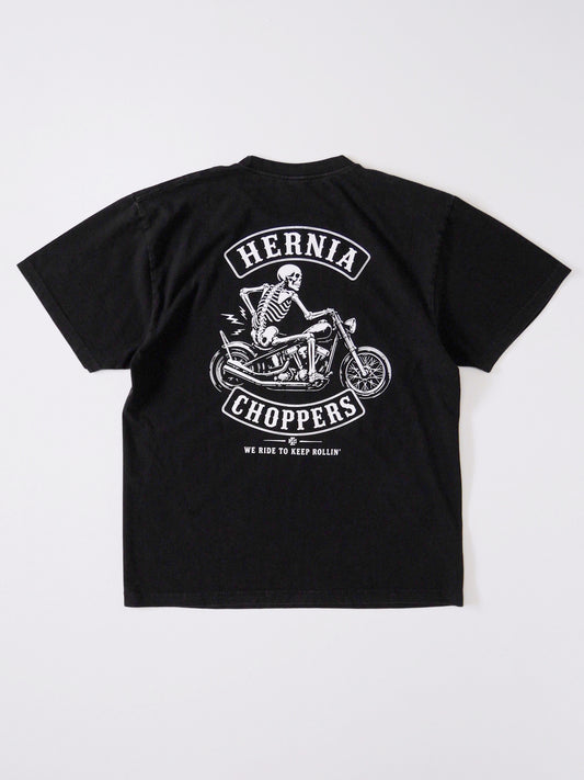 FORNOW | HERNIA CHOPPERS "KEEP ROLLIN" TEE - Black