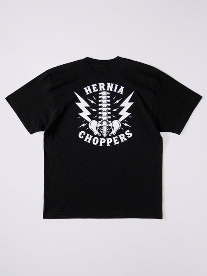 FORNOW | HERNIA CHOPPERS "BACKBONE" TEE - Black