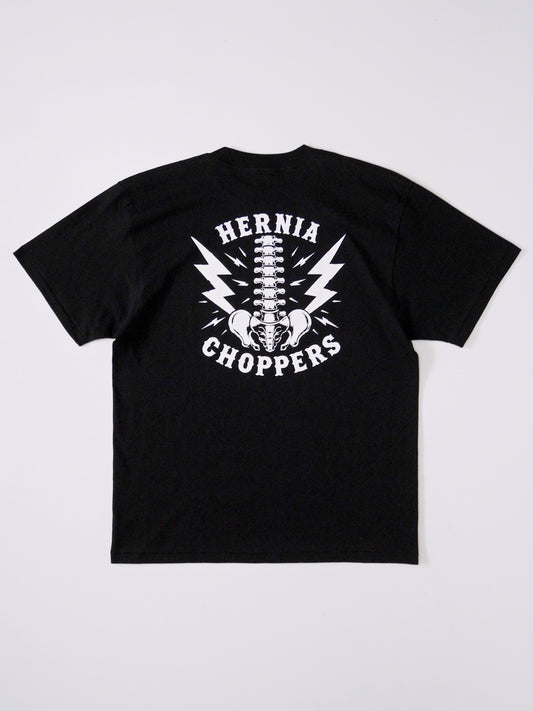 FORNOW | HERNIA CHOPPERS "BACKBONE" TEE - Black
