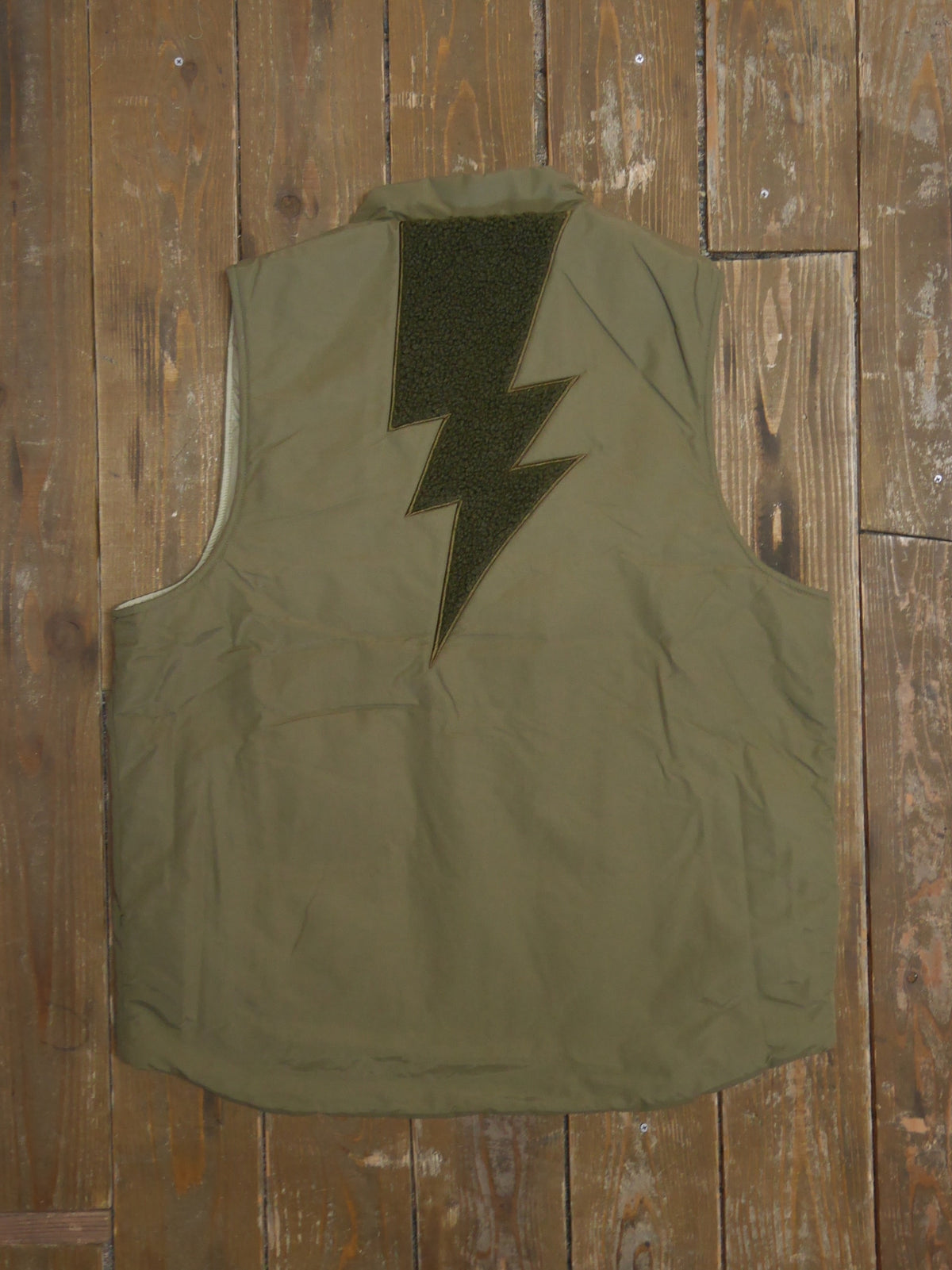 Vin&Age | TYPE VTJ11 NYLON PUFFER VEST - Khaki