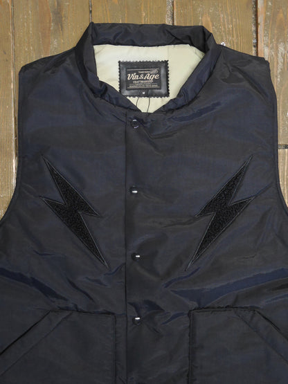 Vin&Age | TYPE VTJ11 NYLON PUFFER VEST - Black