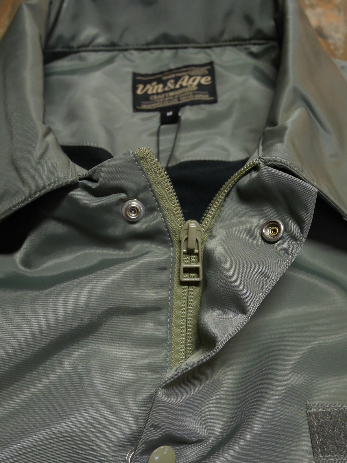 Vin&Age | TYPE VCJ1 COACH JACKET - Khaki