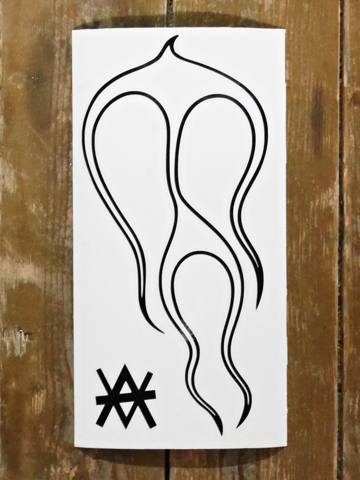 Flames Tank Decal - Matte 1