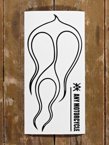 Flames Tank Decal - Matte 1