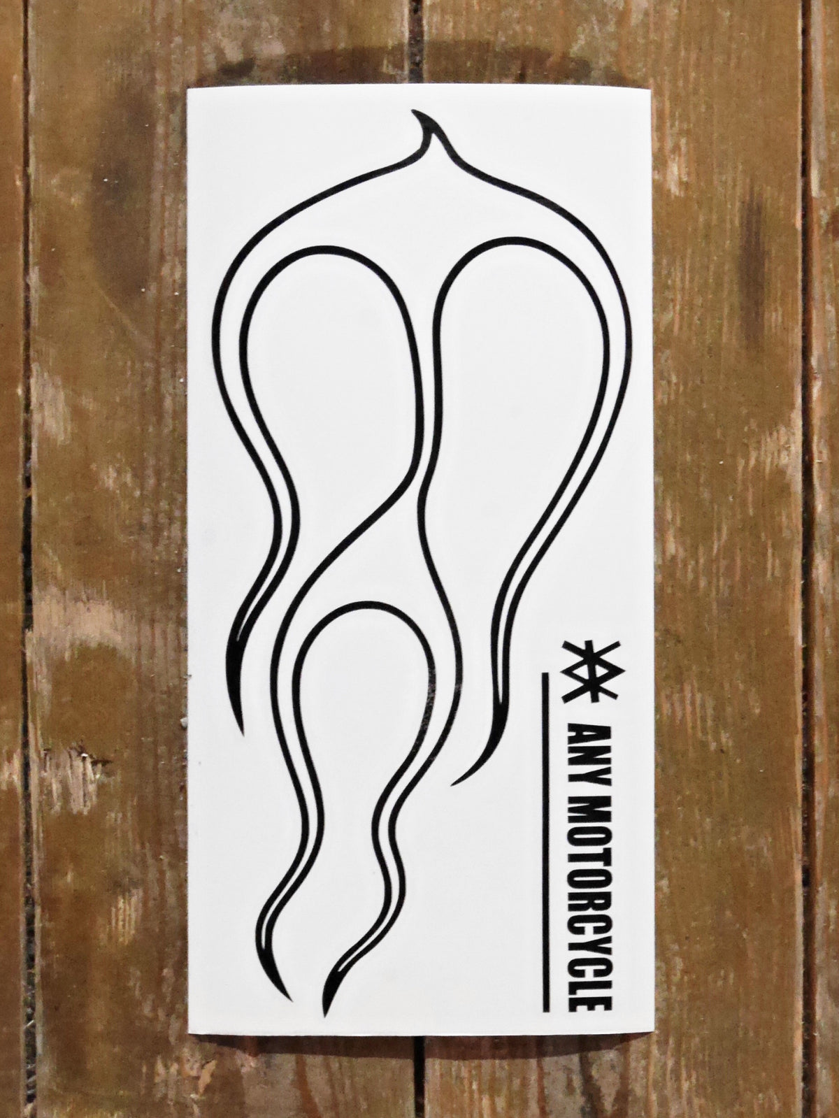Flames Tank Decal - Gloss 1
