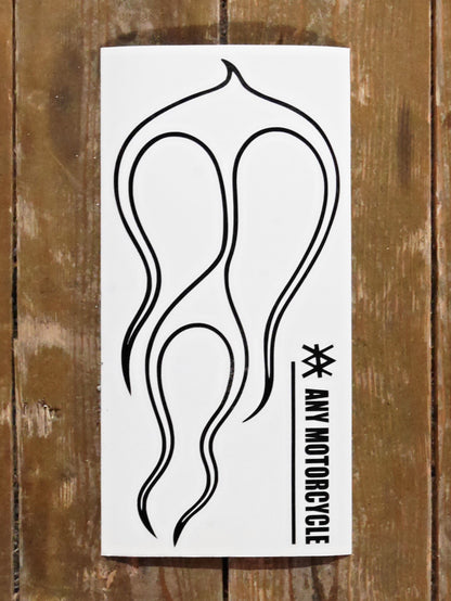 Flames Tank Decal - Gloss 1