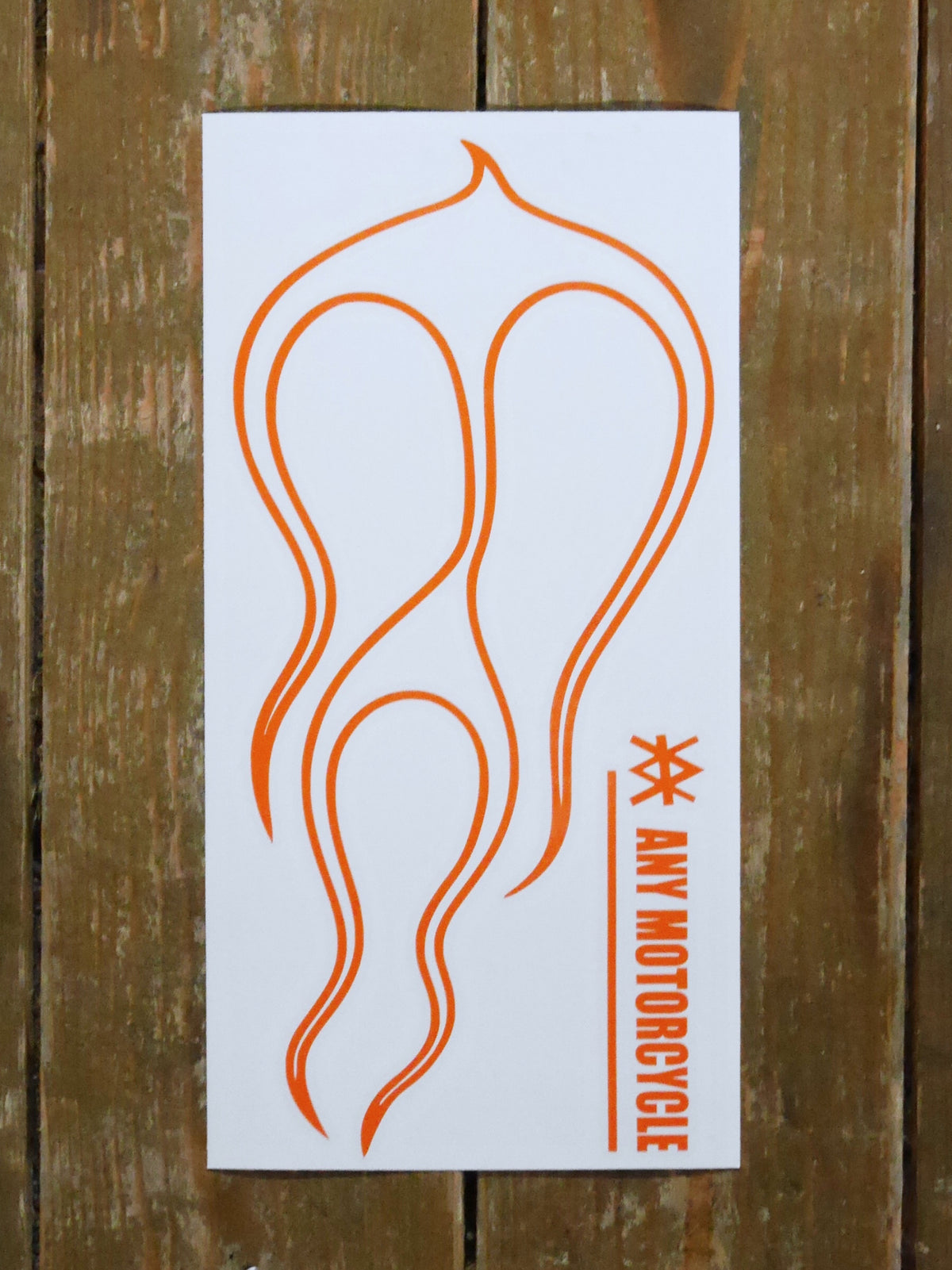Flames Tank Decal - Gloss 1